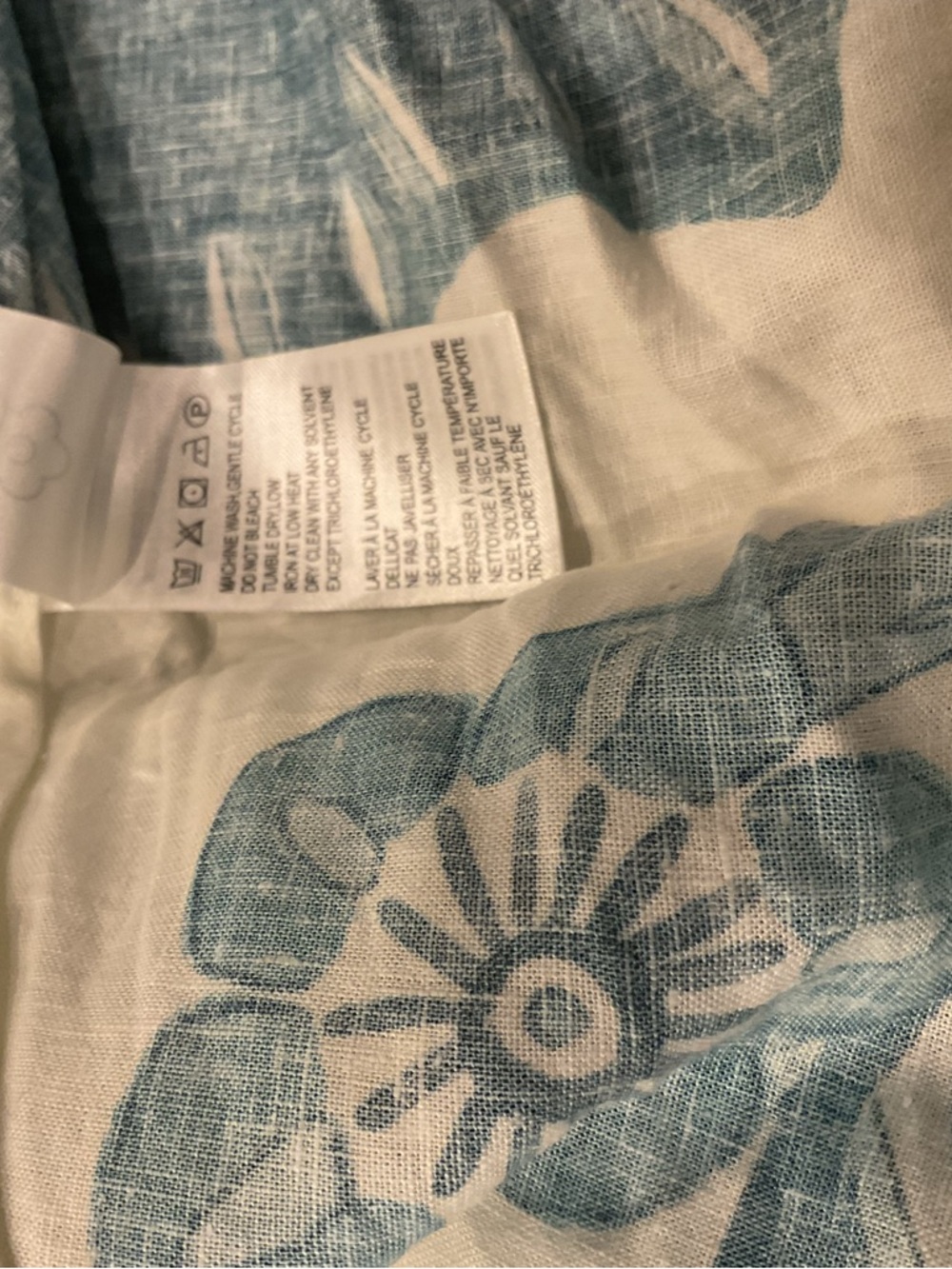 FARM Rio White Dress with Teal & Navy Floral Print - Picture 15 of 15